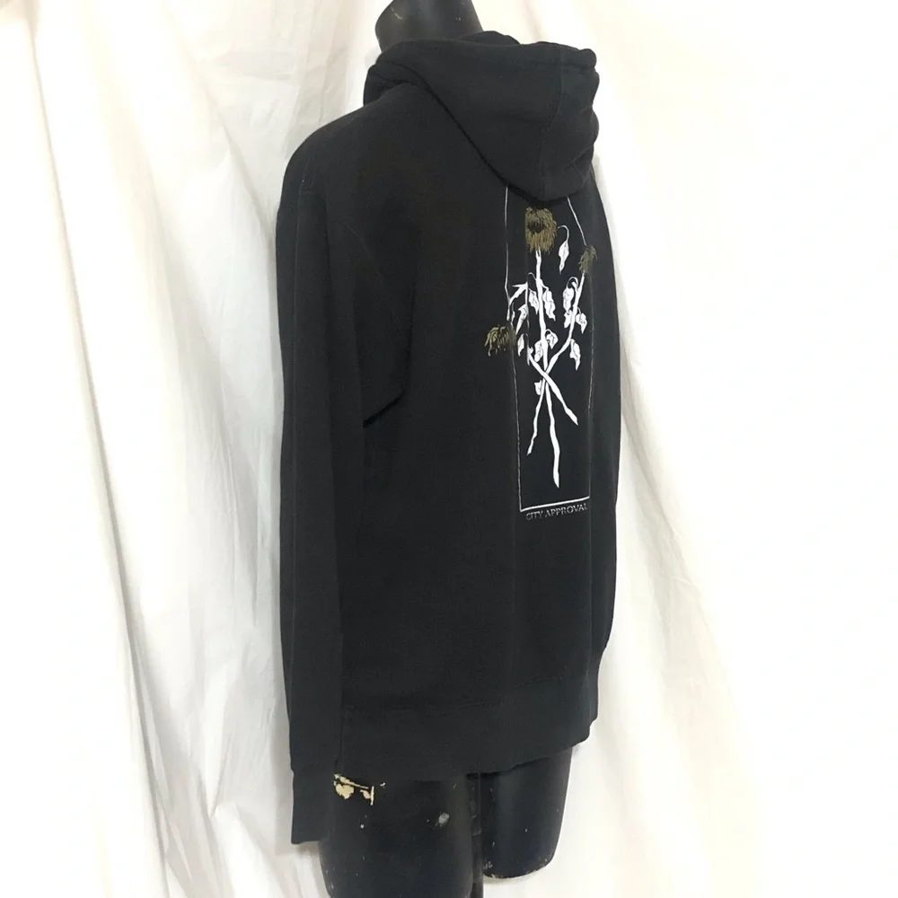 Vintage City Approval ‘Standing In Your Grave’ Black Hoodie